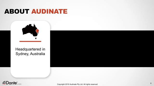 Dante Certification Program Level 2-0 Introduction