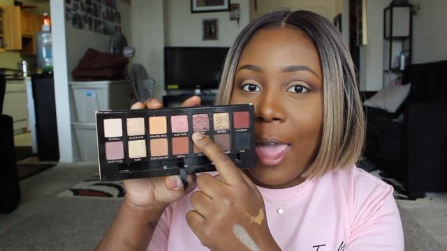 ABH Soft Glam Palette Tutorial + Amrezy Highlighter on Darkskin || Becca Mouketou смотреть онлайн