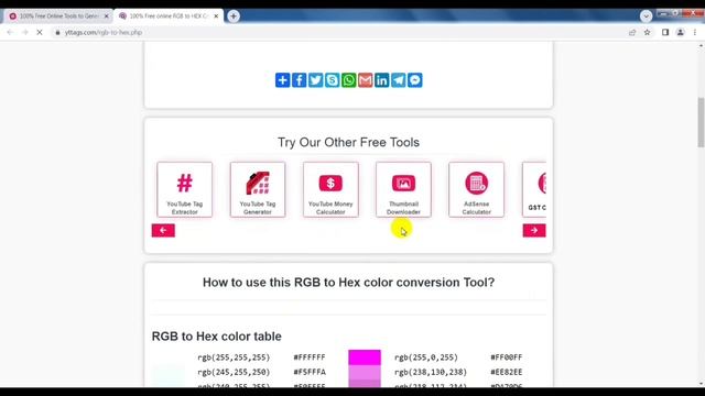 RGB To HEX Color Converter | Instant HEX To RGB Or RGB To HEX Converter Tool