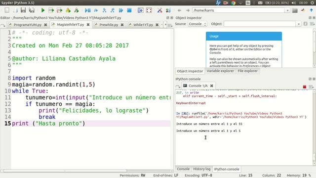 Python desde Cero: Adivina un número entre el 1 y 5 (Ciclo While) смотреть онлайн