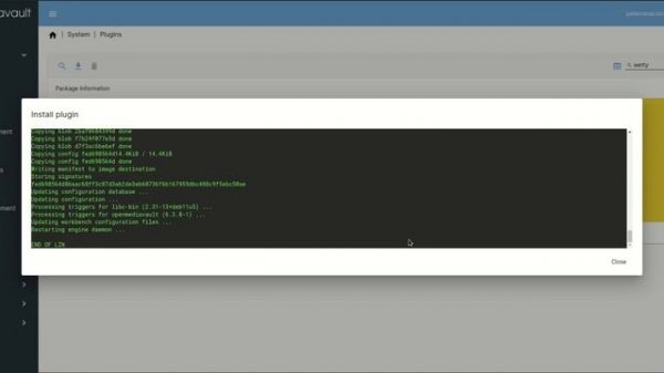 Installing PLUGIN WETTY - Open MEDIA VAULT