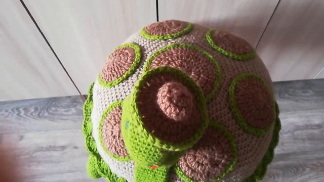 Вяжем подушку - игрушку 