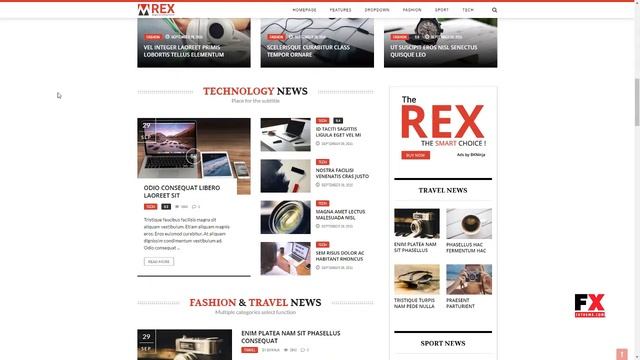 The REX - WordPress Magazine and Blog Theme Jewel Irvin смотреть онлайн