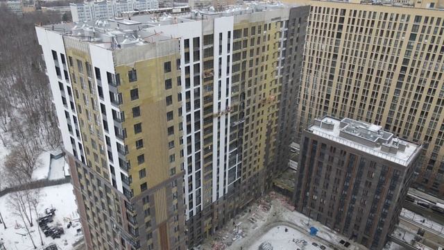 ЖК Вереск ход строительства февраль 2023 г. смотреть онлайн