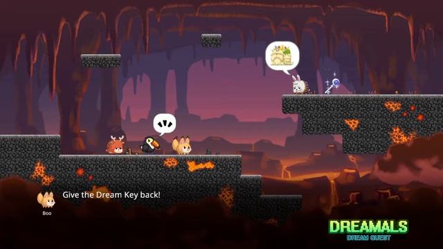 PS4 indie game "Dreamals: Dream Quest" Cutscene Episode 12 -Where is Nyal? смотреть онлайн