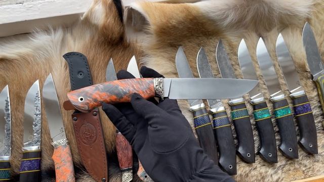 Обзор ножей по наличию. Кованые стали 9ХС и Х12МФ.