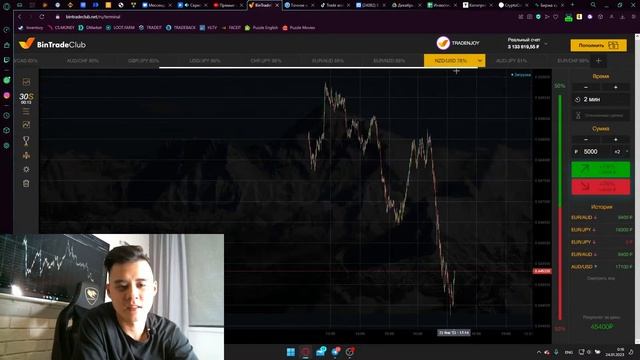 Трейдинг в эфире! Ссылка на обучение в описании смотреть онлайн