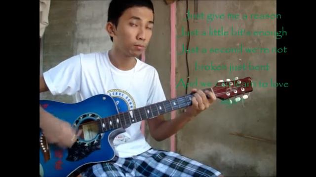 JusT give me a Reason - Pink Guitar cover ( jhayEmEz27 ) смотреть онлайн