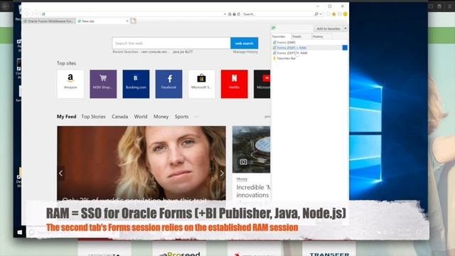 Oracle Forms with RAM SSO смотреть онлайн