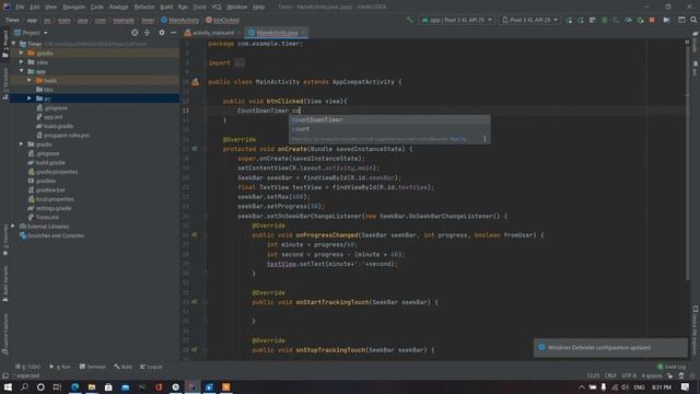 Android app | minor project | strange timer смотреть онлайн