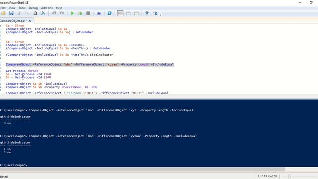 Compare-Object | PowerShell Commands смотреть онлайн
