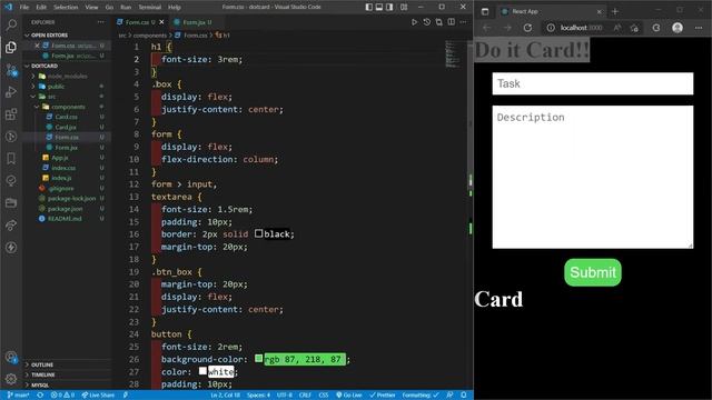 Do It Card - Simple Project to understand React смотреть онлайн