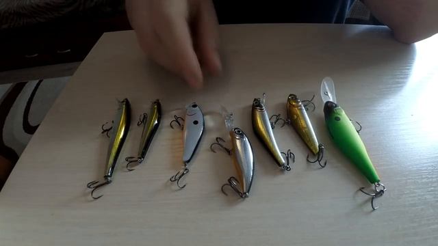 Воблеры на жереха! Новые тонущие воблеры в моей коробке! смотреть онлайн
