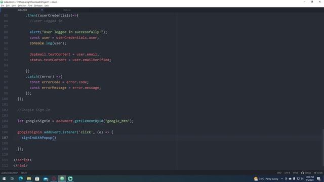 Sign in via Google on Firebase Authentication | CDN | Programming Arc смотреть онлайн