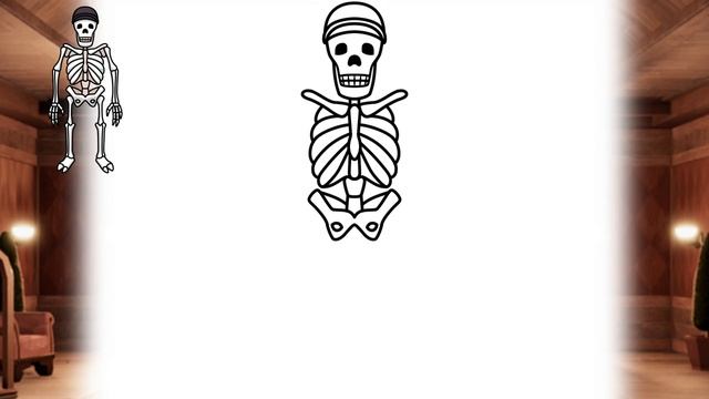 HOW TO DRAW BOB SKELETON | Roblox Doors Hotel+ Update - Easy Drawing смотреть онлайн