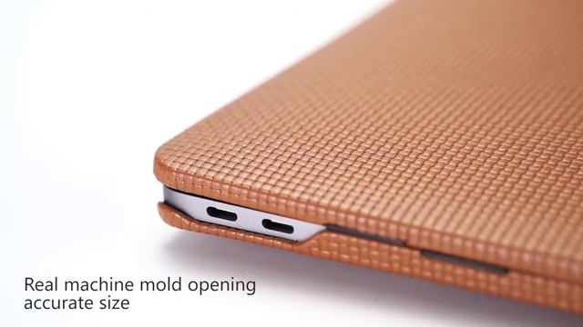 Кожаный чехол для MacBook Air 13" (2018-2020) iCarer Real Leather Woven Pattern Series Case Brown смотреть онлайн