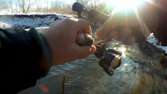 Февральский карась, мормышка, Олта Навахо мормышка. смотреть онлайн