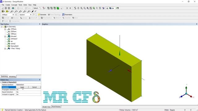 ANSYS Design Modeler Full Free Course, Session 4.3: Name Selection & Attribute смотреть онлайн