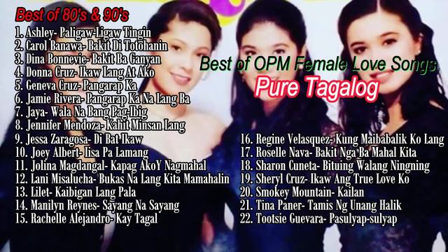 BEST OF FEMALE-TAGALOG LOVE SONGS смотреть онлайн