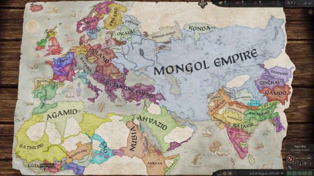 Realm Timelapse Mongols 867 1453 crusader king 3 смотреть онлайн