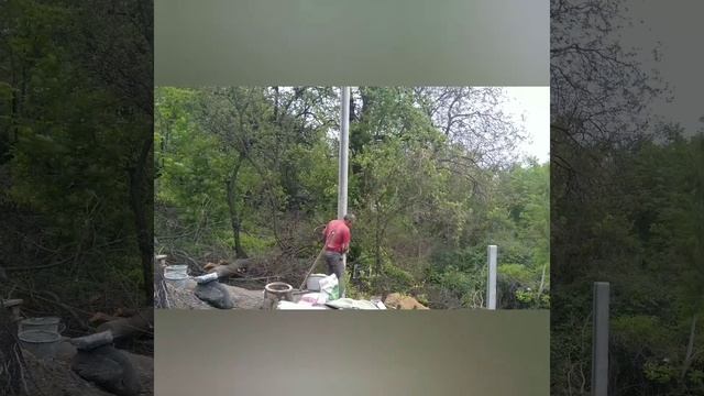 монтаж бетонного забора?