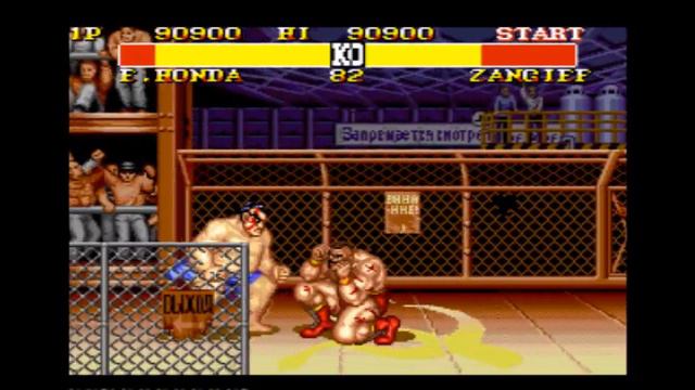Street Fighter 2 Turbo (Sega Genesis)- Gameplay смотреть онлайн