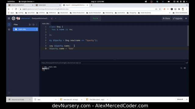 AM Coder - Programming in Raku - #5 Classes, Methods, Inheritance смотреть онлайн