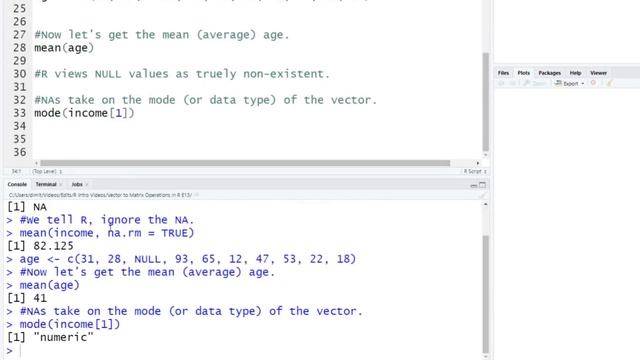 NA vs NULL in R (E14) смотреть онлайн