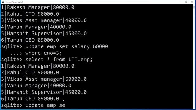 SQLite Tutorial #11: Update and Delete Record in SQLite смотреть онлайн