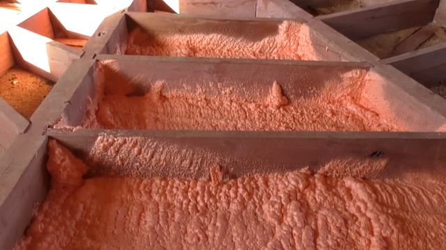 Тестируем Полинор. Утепление купольного дома ч.3 - Купольный дом в Крыму смотреть онлайн