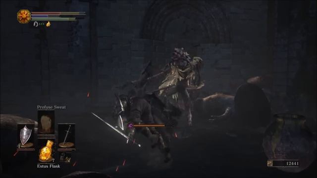 Stray Demon mini-boss Fight Dark Souls 3 смотреть онлайн