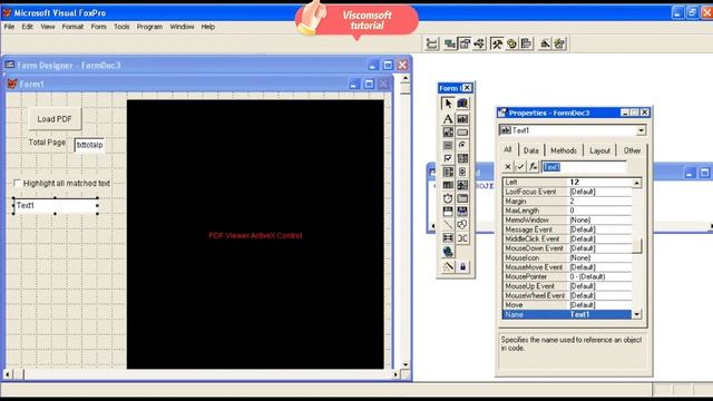Visual Foxpro Tutorial - How to create PDF Viewer and find words in PDF смотреть онлайн