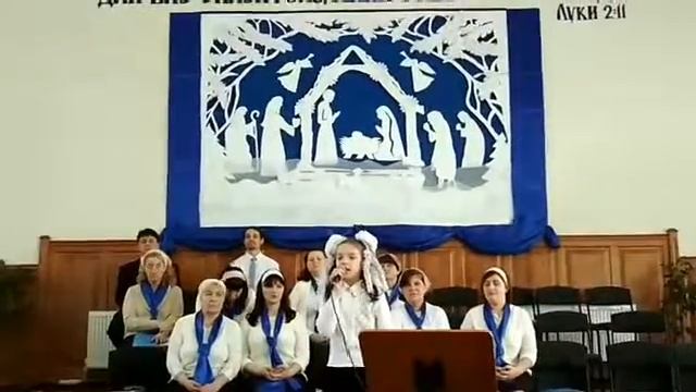 -"ЗВЕЗДА СИЯЛА В НЕБЕСАХ". Рождественский стих. смотреть онлайн