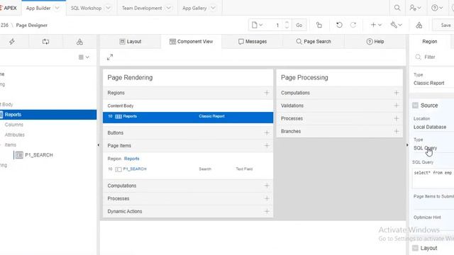 Search Report | Classic Report | Oracle apex смотреть онлайн