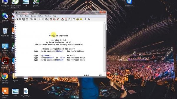 How to use VIM in Windows Through CMD (Command Prompt)