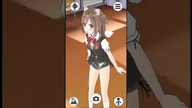 【スクールスタードリーム～カミオシ！～】毬川 紅美　着替え撮影モード　JS~JC~JK(制服ブルマ)