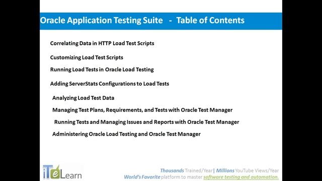 Oracle Application Testing Suite. What is OATS and Oracle Testing Training Tutorials overview смотреть онлайн