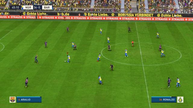 FIFA 23 PS5 -What Happen  If Ronaldo Messi Neymar  Mbappe And  Haaland  Play Together- NSR 76-0 FCB