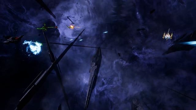 Space Marines vs Necrons! - Massive Battle, Skirmish Gameplay, Battlefleet Gothic Armada 2 смотреть онлайн