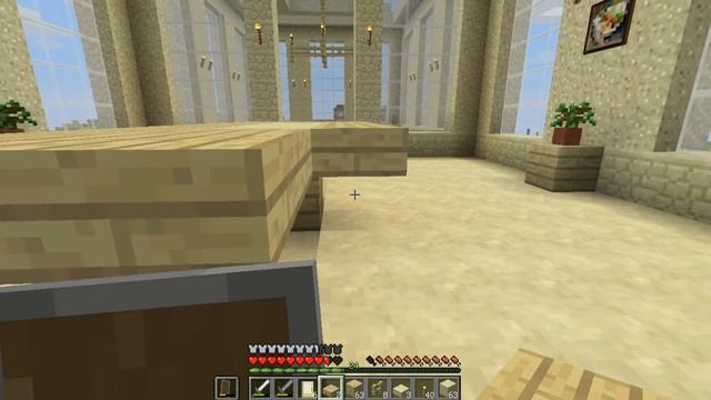 УКРАШАЮ ДВОРЕЦ В ПУСТЫНЕ | MINECRAFT GAME МАЙНКРАФТ ИГРА | Игра без модов в Майнкрафт #14 смотреть онлайн