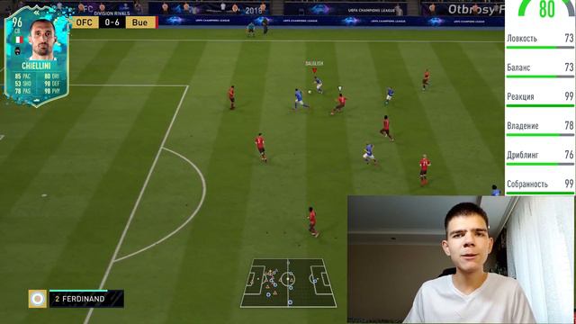 FIFA 20:Giorgio Chiellini Flashback обзор игрока|Джорджо Киллини 96 Ретроспективы Фифа 20 смотреть онлайн