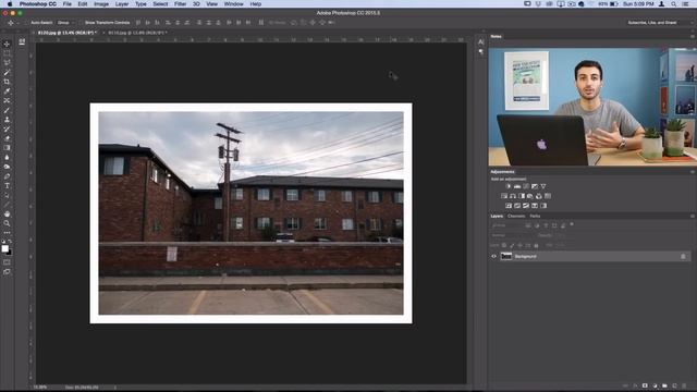 Photoshop CC Tutorial: How to add a Border to a Photo & Make it Square for Instagram смотреть онлайн