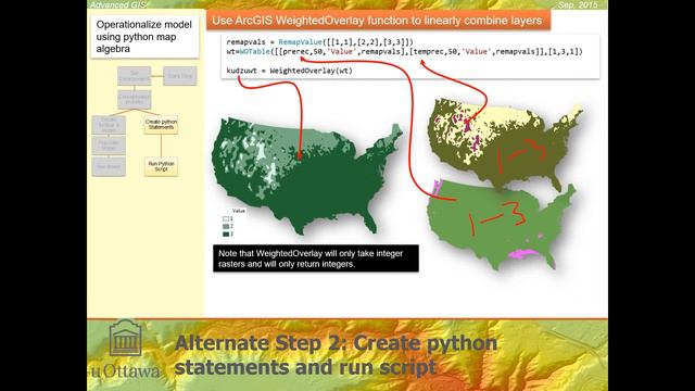 Module 5E: Weighted linear combination decision rule for Kudzu suitability in ArcGIS Pro смотреть онлайн