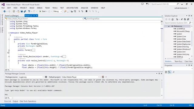 How to Make Windows Media Player on WinForms C# | Playing Audio and Video смотреть онлайн