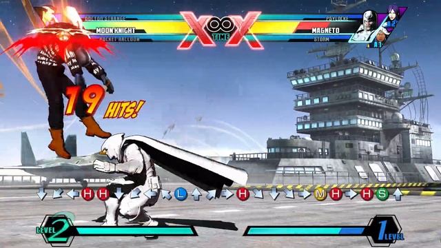 UMvC3 Palette Swap - Moon Knight Preview Build Showcase Combo Video смотреть онлайн