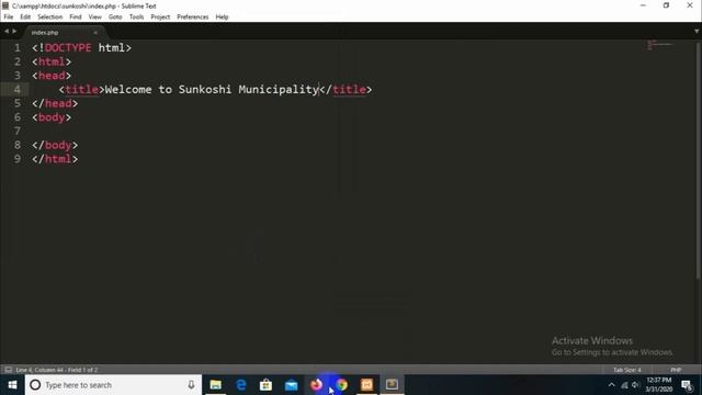 creating folder inside xampp and creating project as per scenario смотреть онлайн