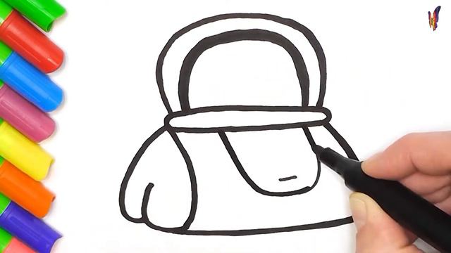 Как нарисовать сумочку. Ручная сумка в простом рисунке смотреть онлайн