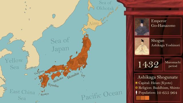The History Of Japan (20,000 BC - 2020) - Every Year