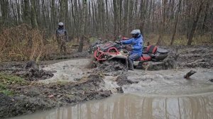 Жесткие покатушки по грязи НА КВАДРОЦИКЛАХ BRP, AODES, CF-MOTO