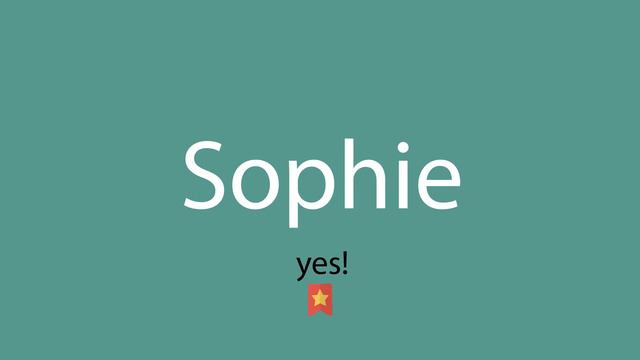 How to say Sophie смотреть онлайн